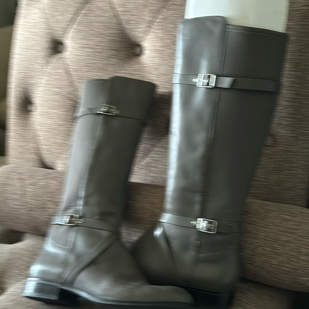 Cole Haan grey tall boot size 8.5